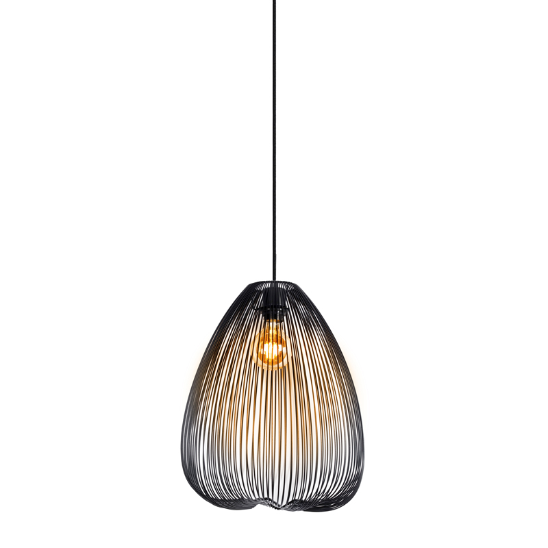 Lucide FIX - Hanglamp - Ø 10 cm - 1xE27 - Zwart