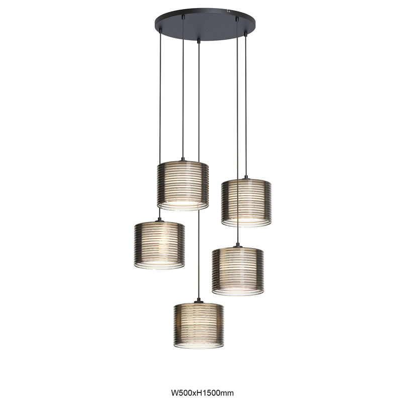 Lucide FIX - Hanglamp - Ø 10 cm - 1xE27 - Zwart