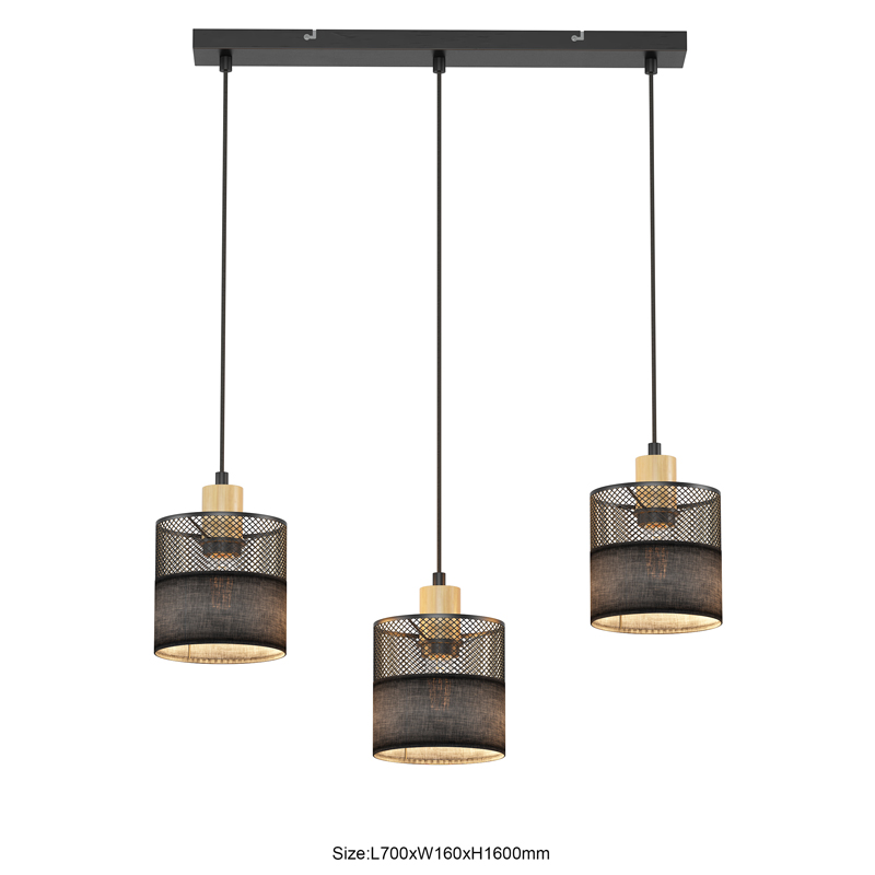 Lucide FIX - Hanglamp - Ø 10 cm - 1xE27 - Zwart