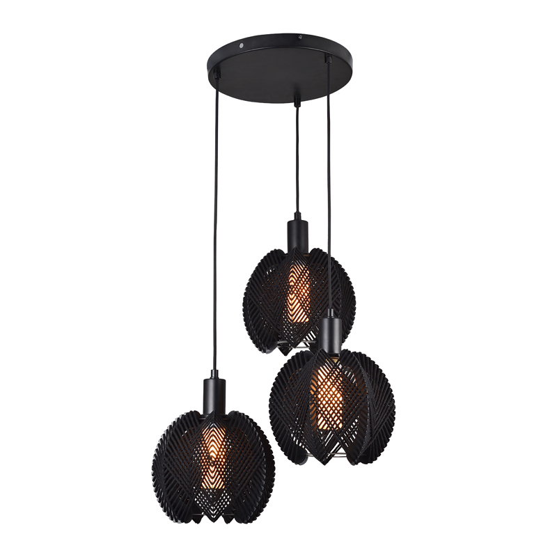 Lucide FIX - Hanglamp - Ø 10 cm - 1xE27 - Zwart