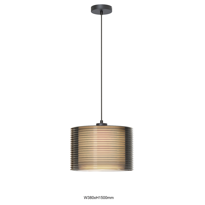 Lucide FIX - Hanglamp - Ø 10 cm - 1xE27 - Zwart