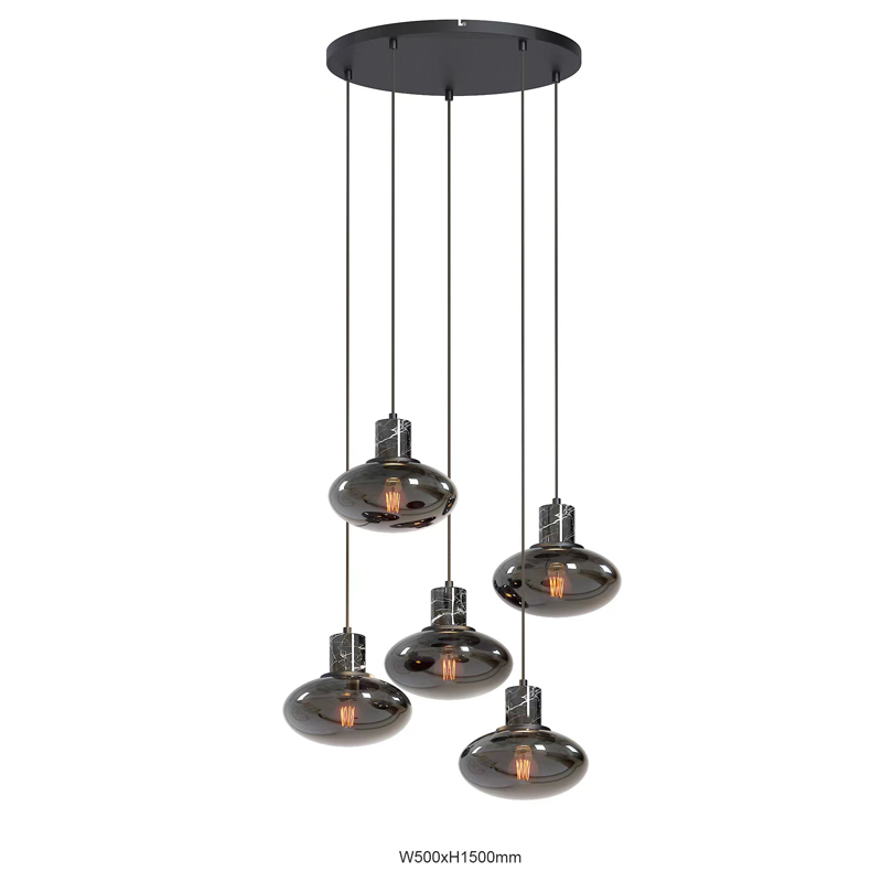 Lucide FIX - Hanglamp - Ø 10 cm - 1xE27 - Zwart