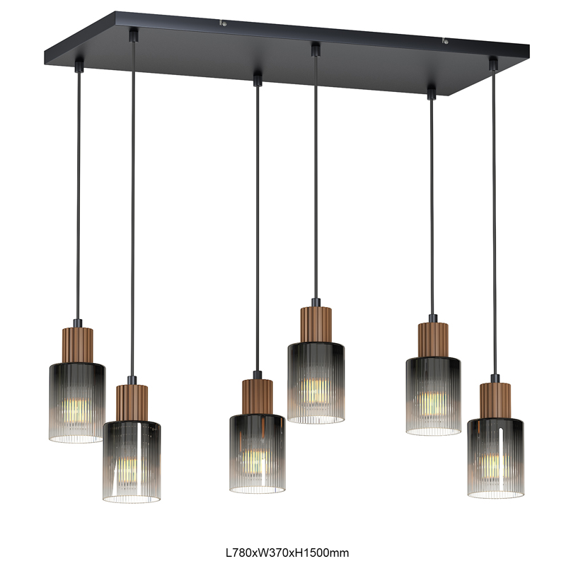 Lucide FIX - Hanglamp - Ø 10 cm - 1xE27 - Zwart