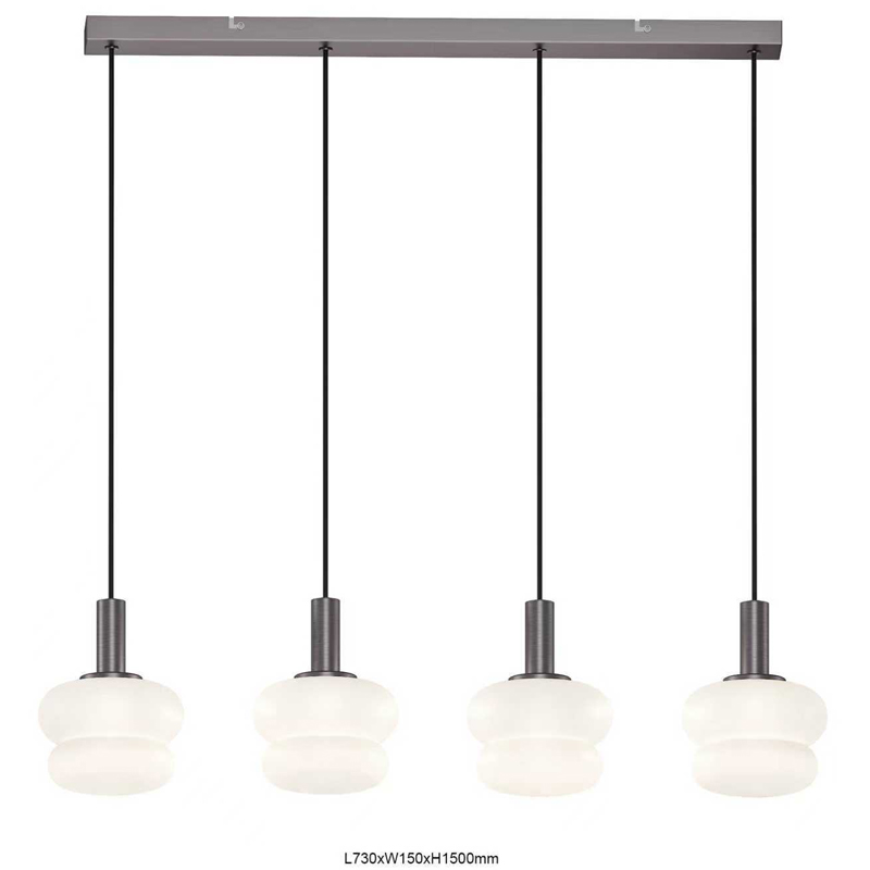 Lucide FIX - Hanglamp - Ø 10 cm - 1xE27 - Zwart